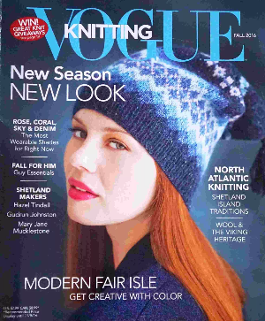 VOGUE KNITTING MAGAZINE  Fall 2016. The New Fair Isle